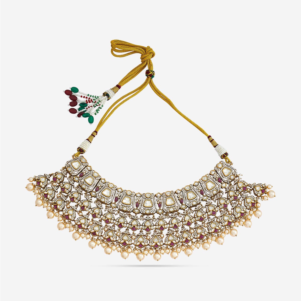 Kundan Necklace 185299 - Image 4