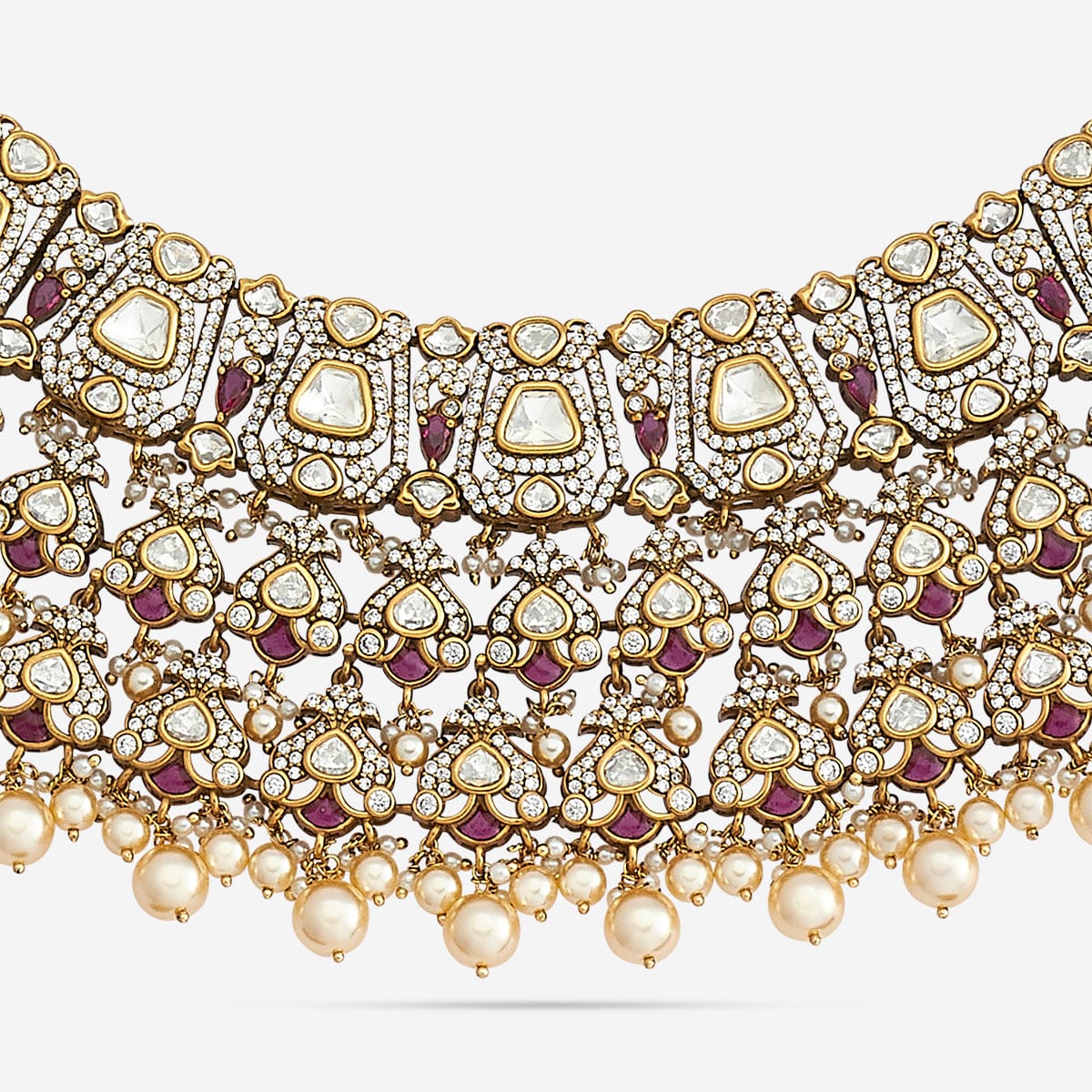 Kundan Necklace 185299 - Image 5