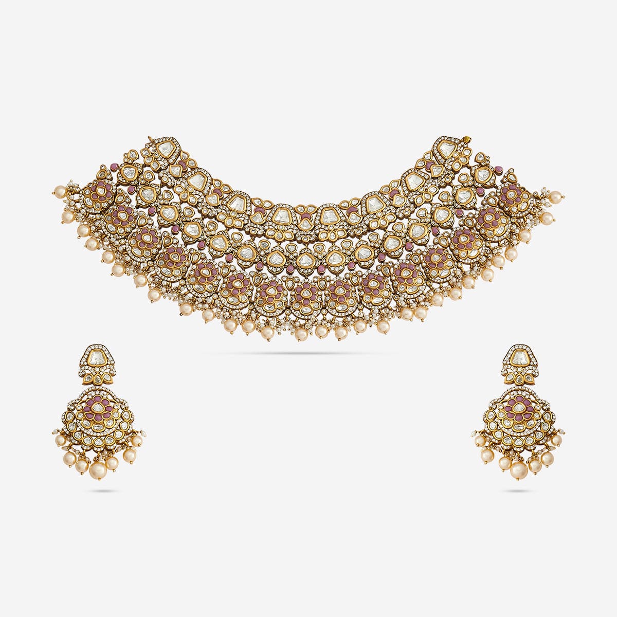 Kundan Necklace 185305 - Image 11