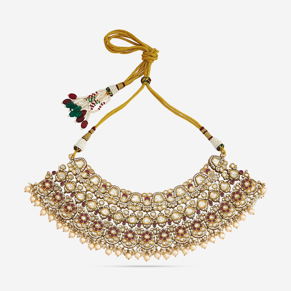 Kundan Necklace 185305 - Image 3
