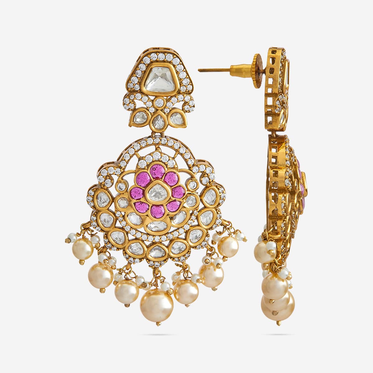 Kundan Necklace 185305 - Image 5