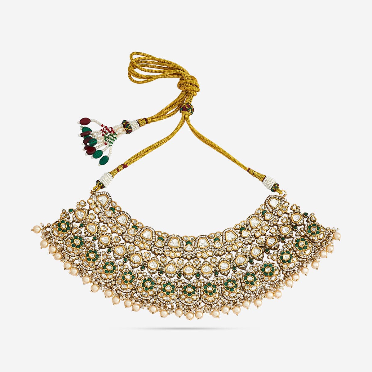 Kundan Necklace 185305 - Image 8