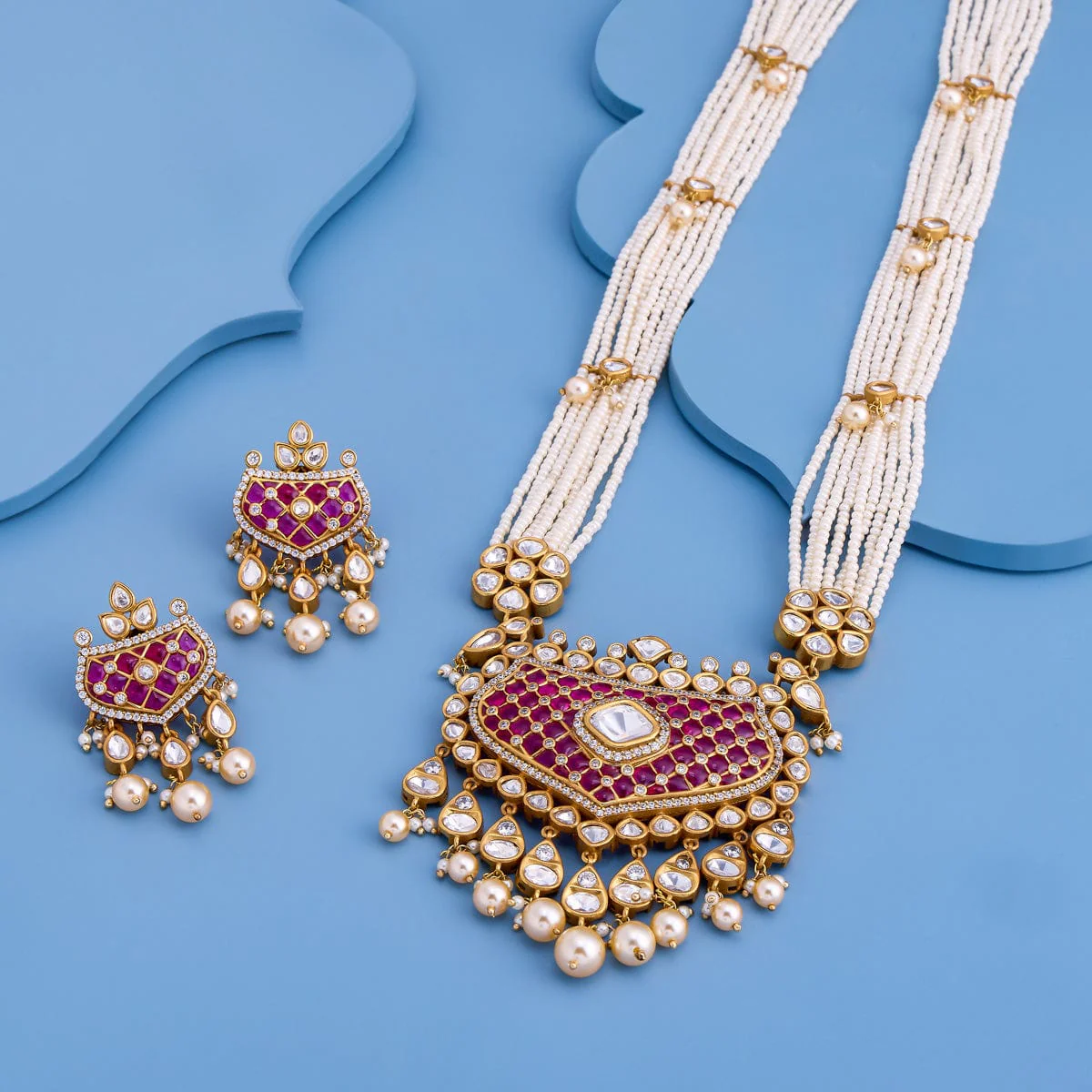 Kundan Necklace 185449 - Image 2