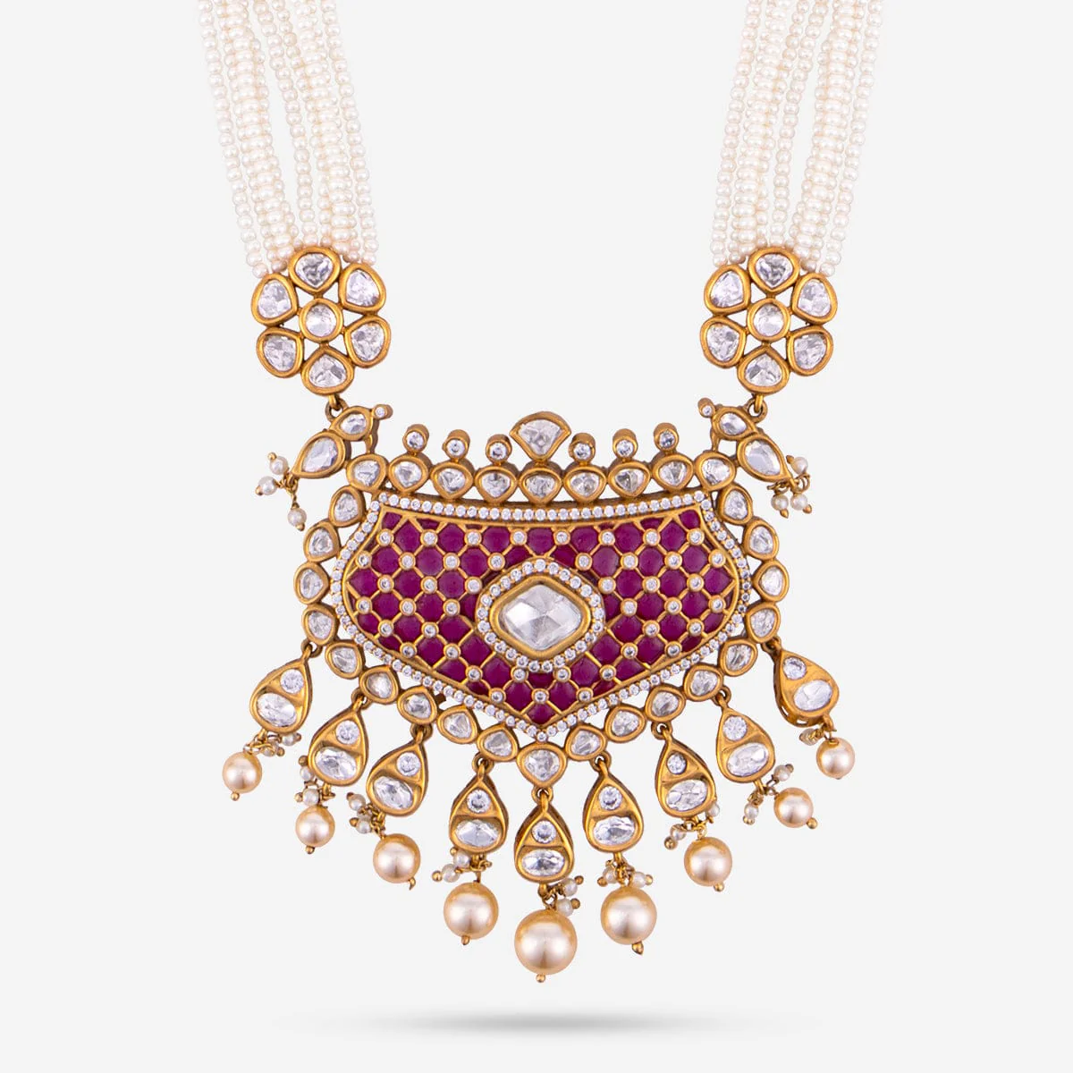 Kundan Necklace 185449 - Image 4