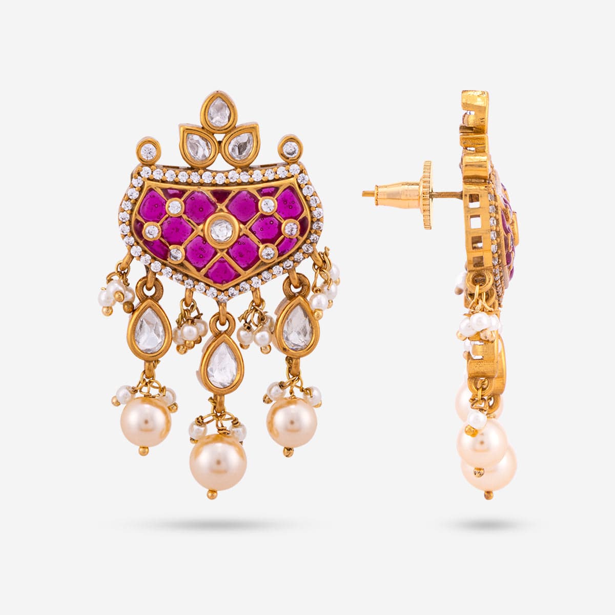 Kundan Necklace 185449 - Image 5
