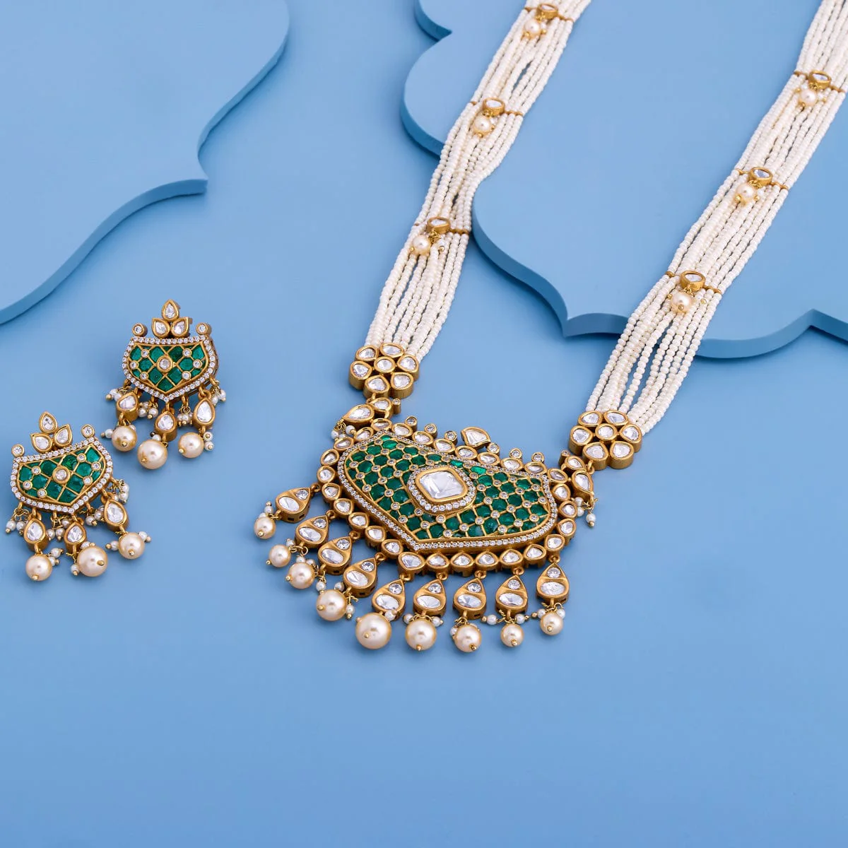 Kundan Necklace 185449 - Image 7