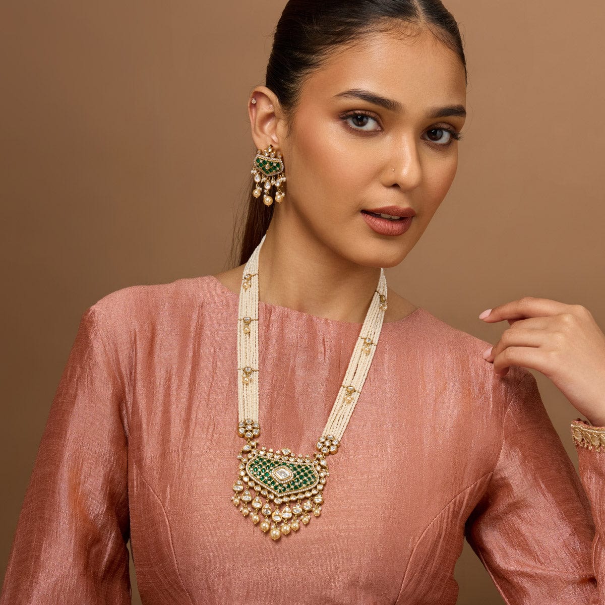 Kundan Necklace 185449 - Image 8