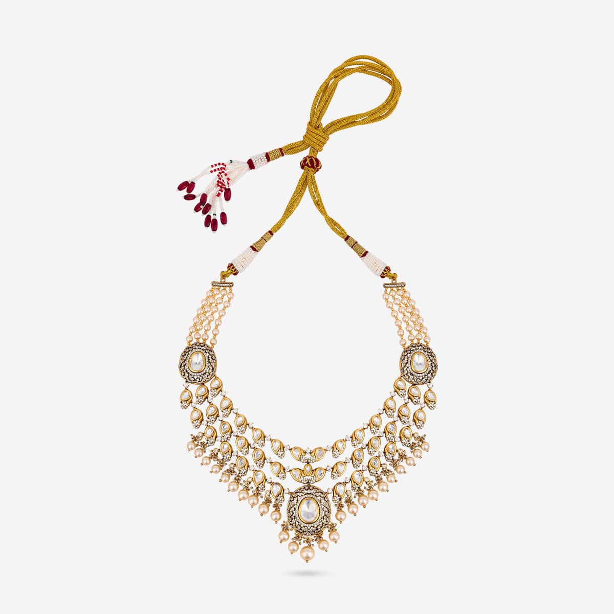 Kundan Necklace 187729 - Image 4
