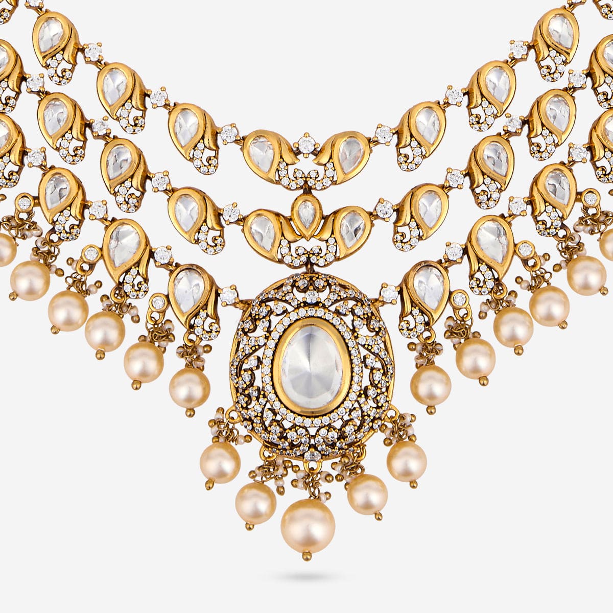Kundan Necklace 187729 - Image 5