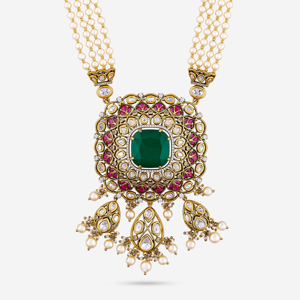 Kundan Necklace 187732 - Image 5
