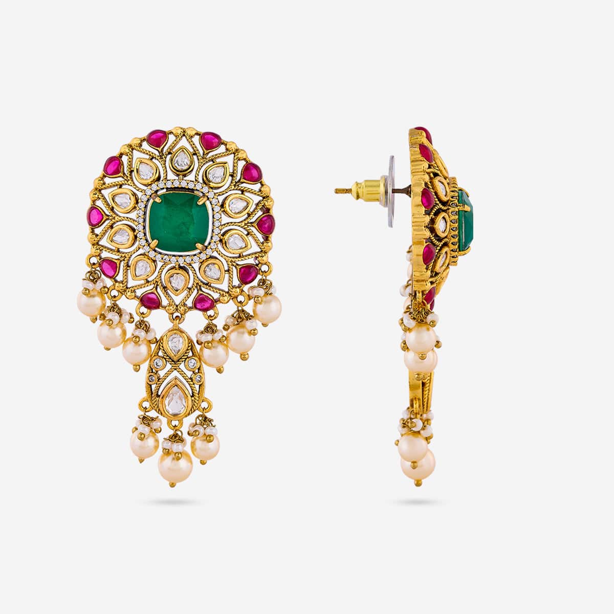 Kundan Necklace 187732 - Image 6