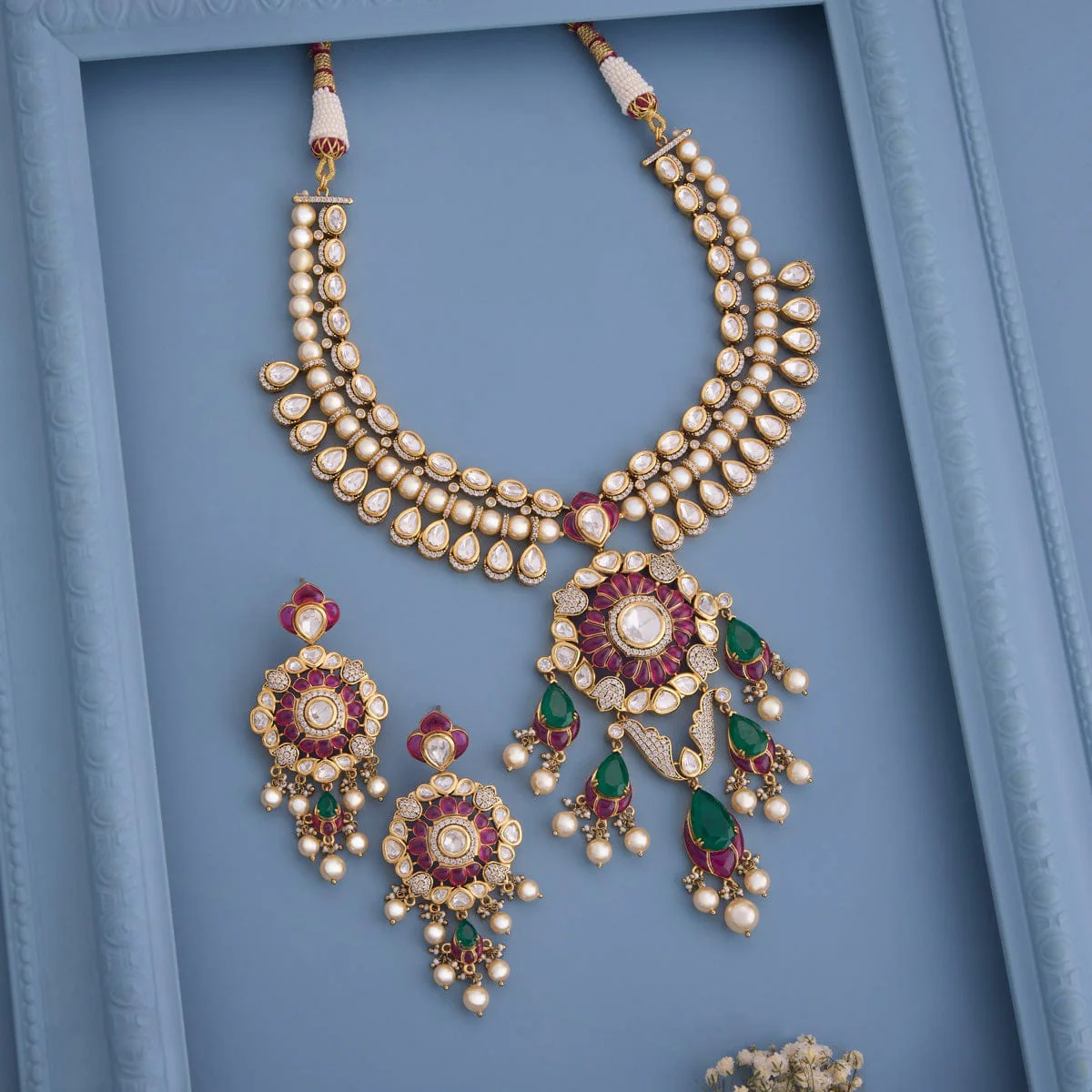 Kundan Necklace 187733 - Image 2