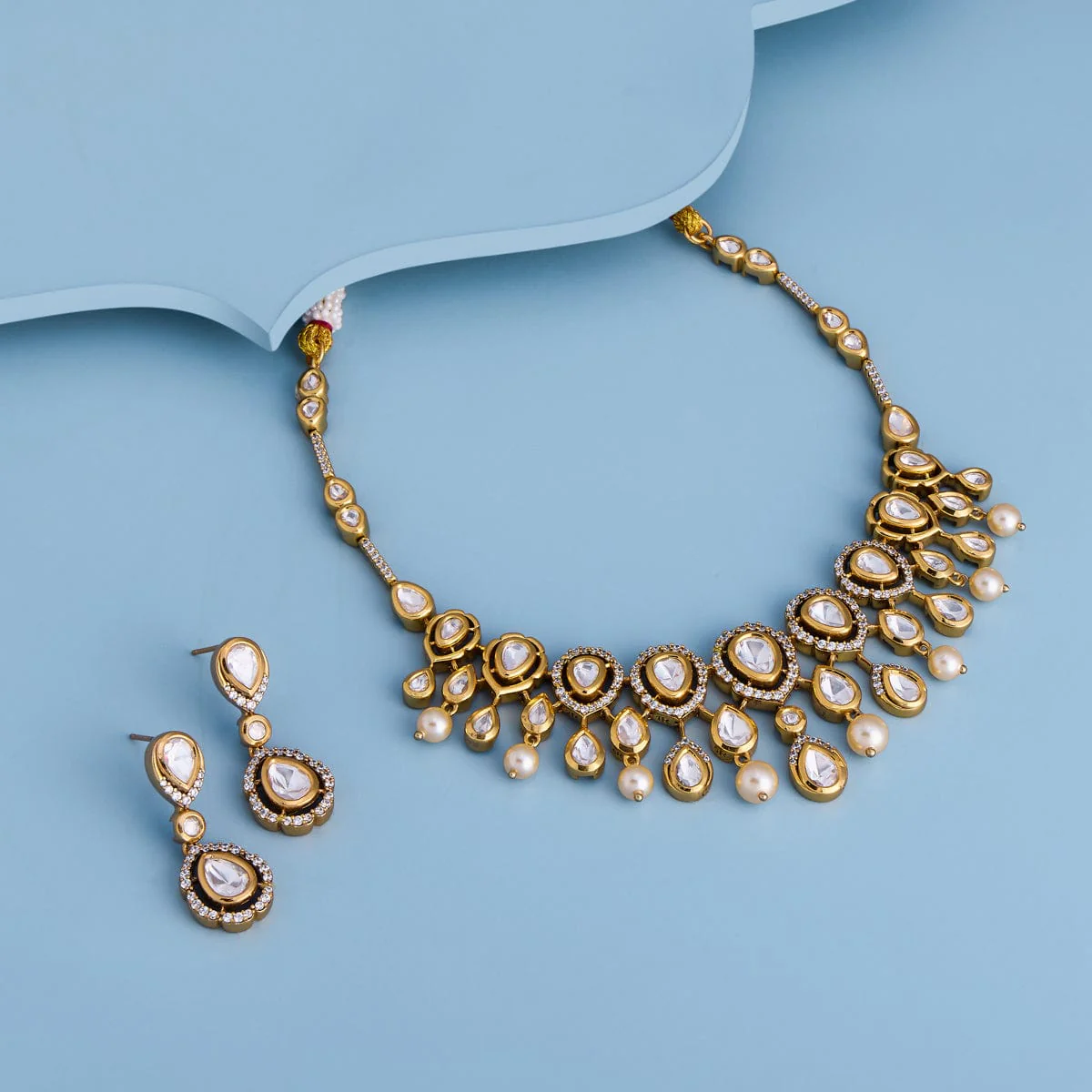 Kundan Necklace 187735 - Image 2