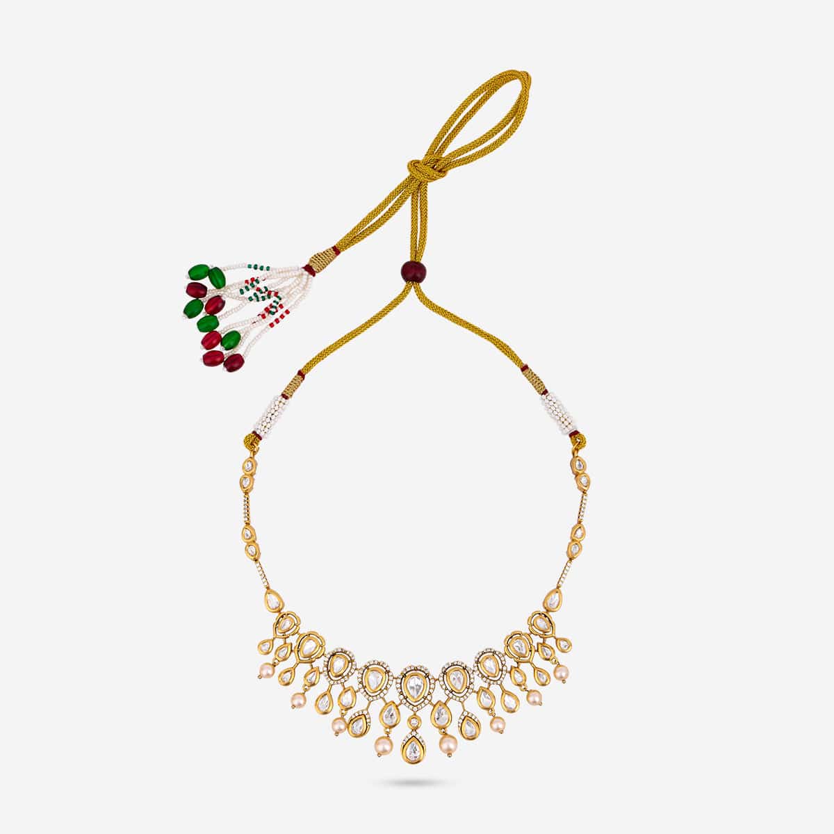 Kundan Necklace 187735 - Image 4
