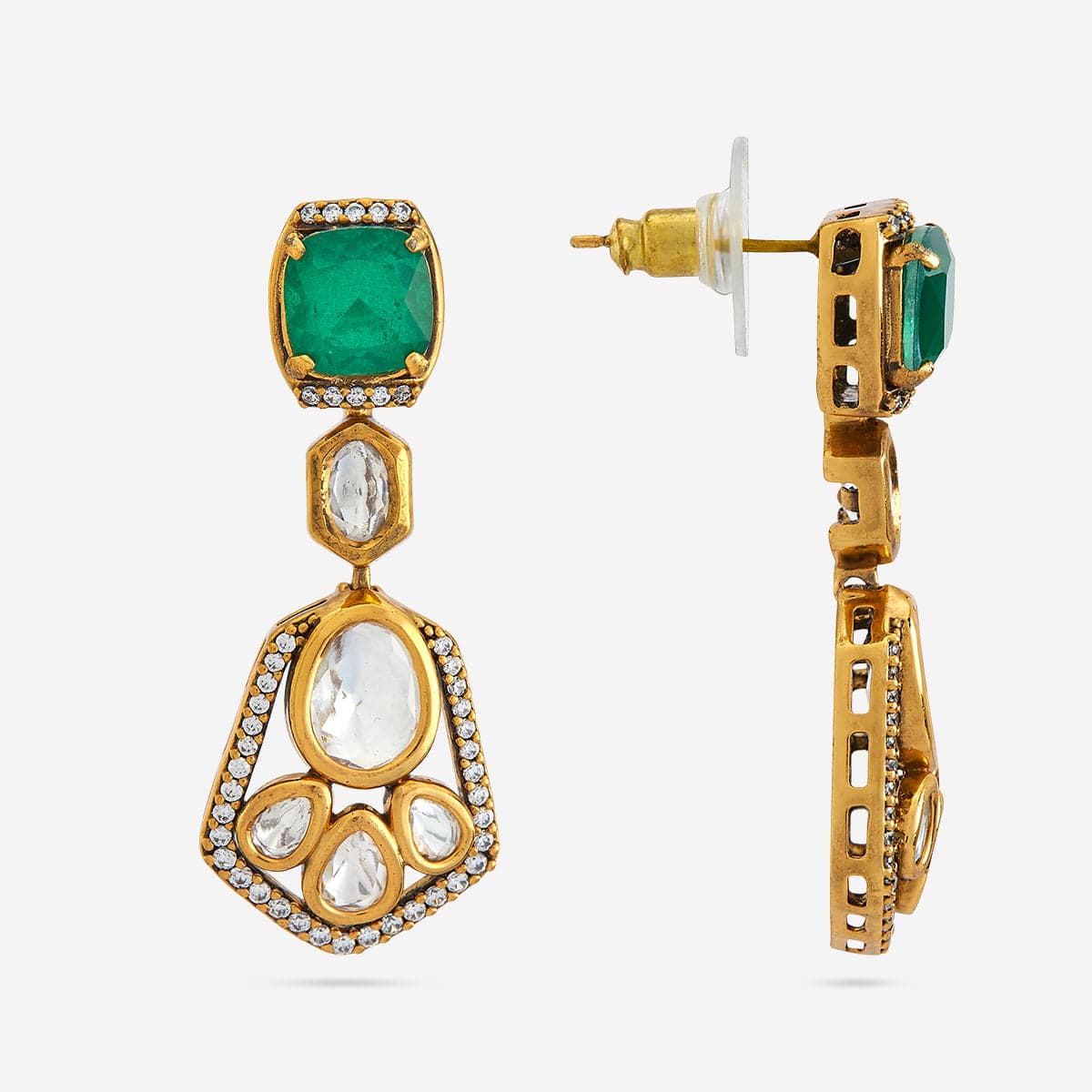 Kundan Necklace 187737 - Image 11