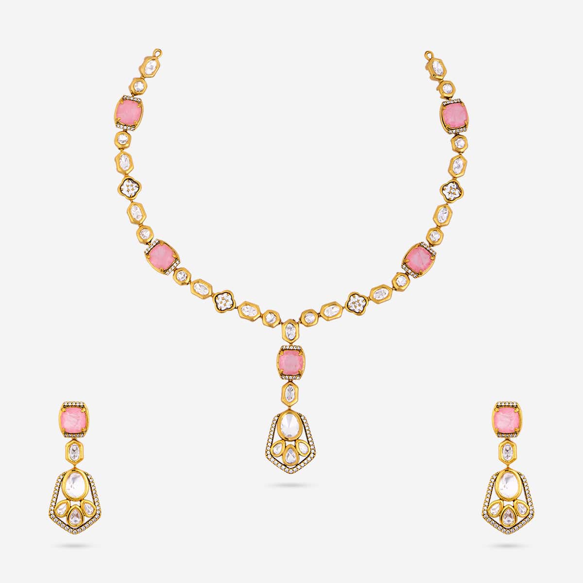 Kundan Necklace 187737 - Image 12