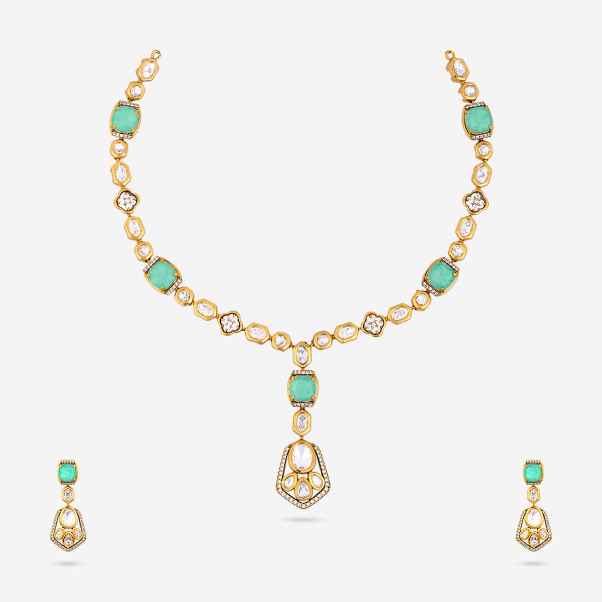Kundan Necklace 187737 - Image 17