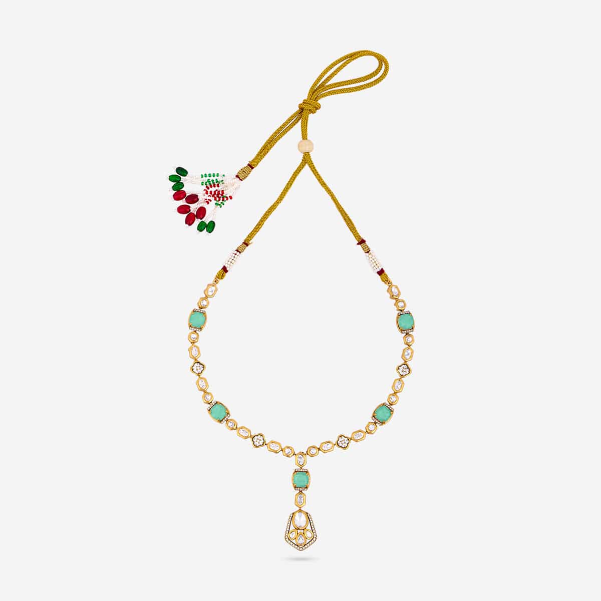 Kundan Necklace 187737 - Image 19
