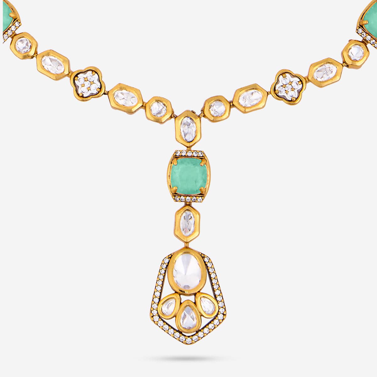 Kundan Necklace 187737 - Image 20