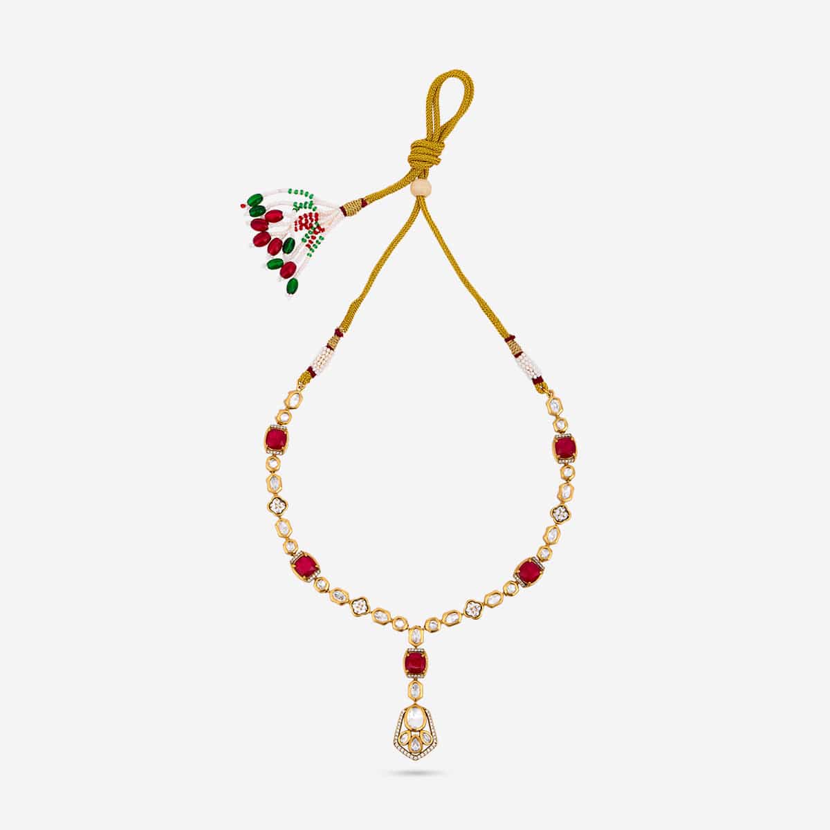 Kundan Necklace 187737 - Image 3
