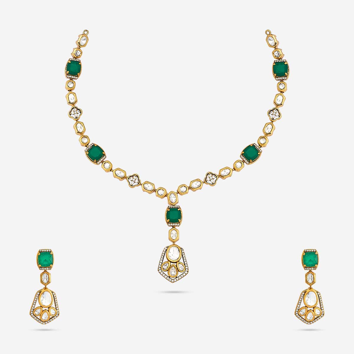 Kundan Necklace 187737 - Image 6