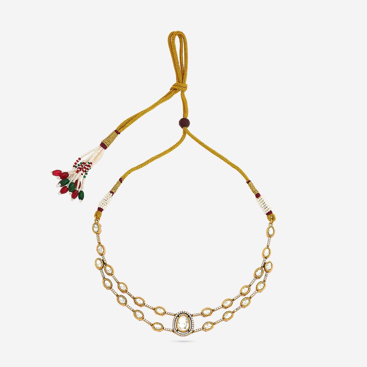 Kundan Necklace 187740 - Image 4