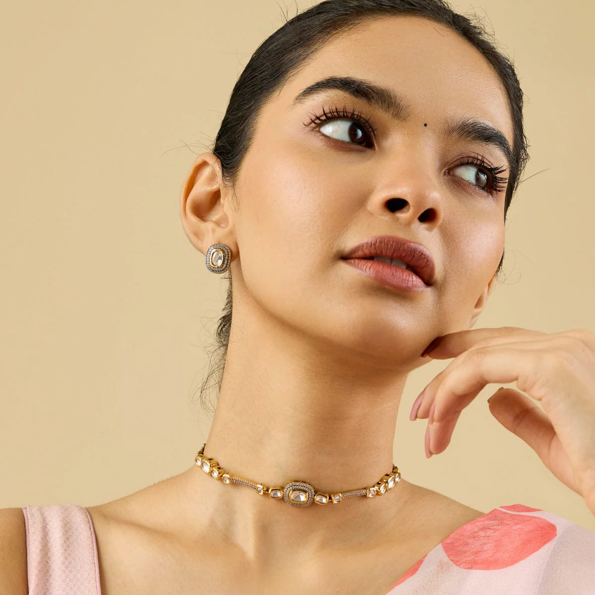 Kundan Necklace 187741 - Image 3