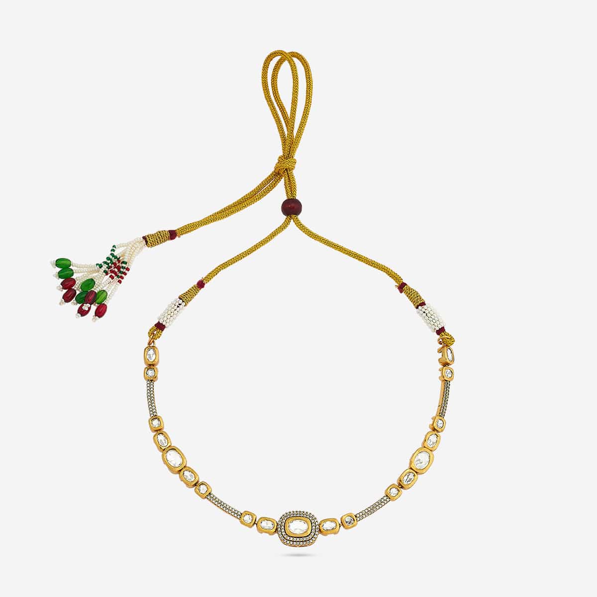 Kundan Necklace 187741 - Image 4