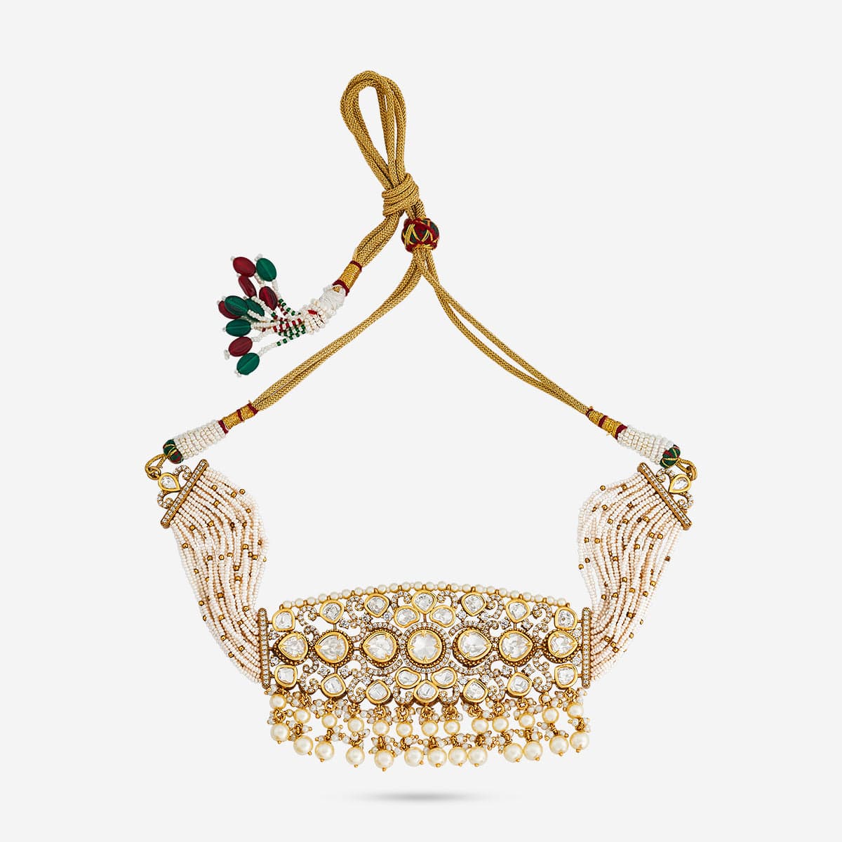 Kundan Necklace 187880 - Image 4