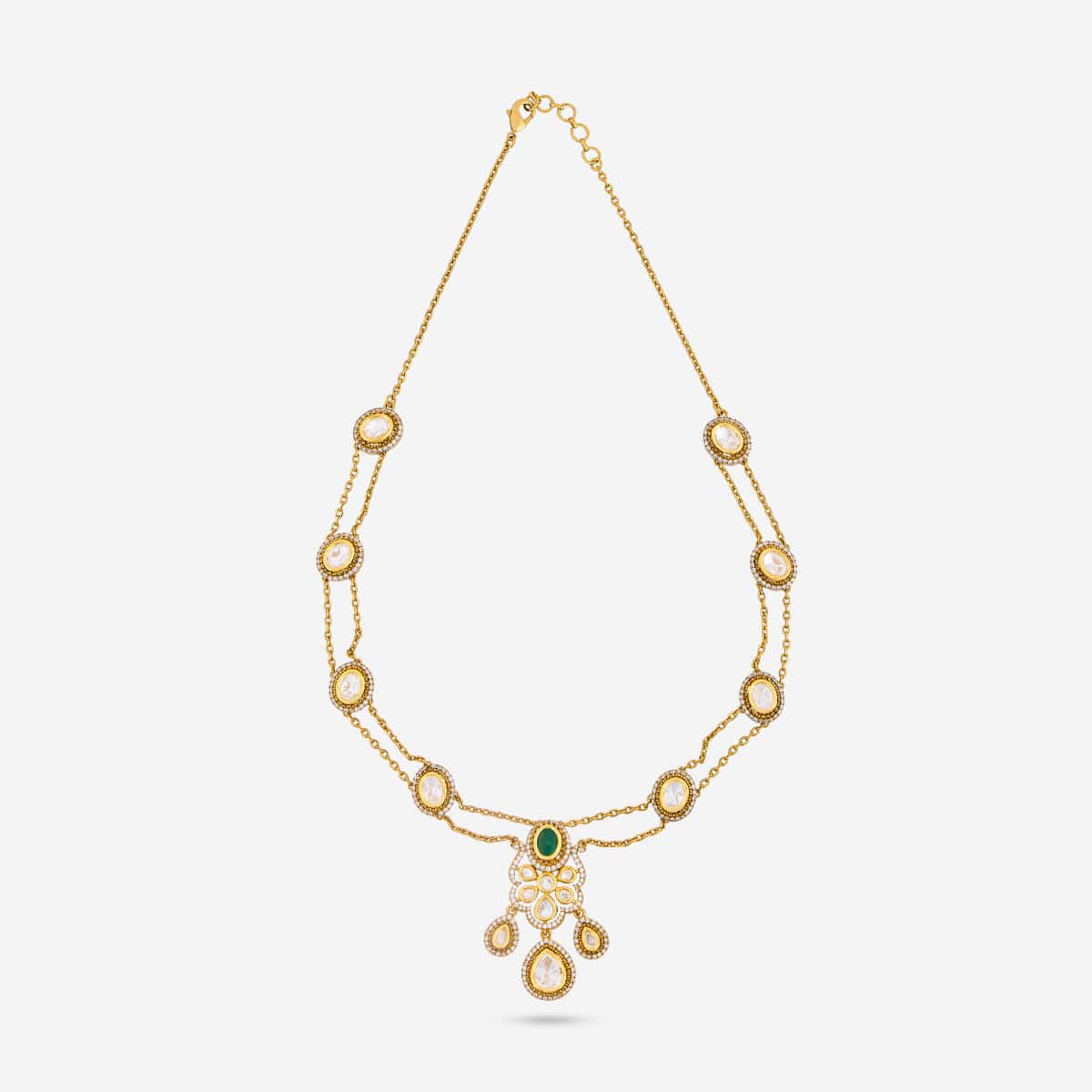 Kundan Necklace 187881 - Image 4