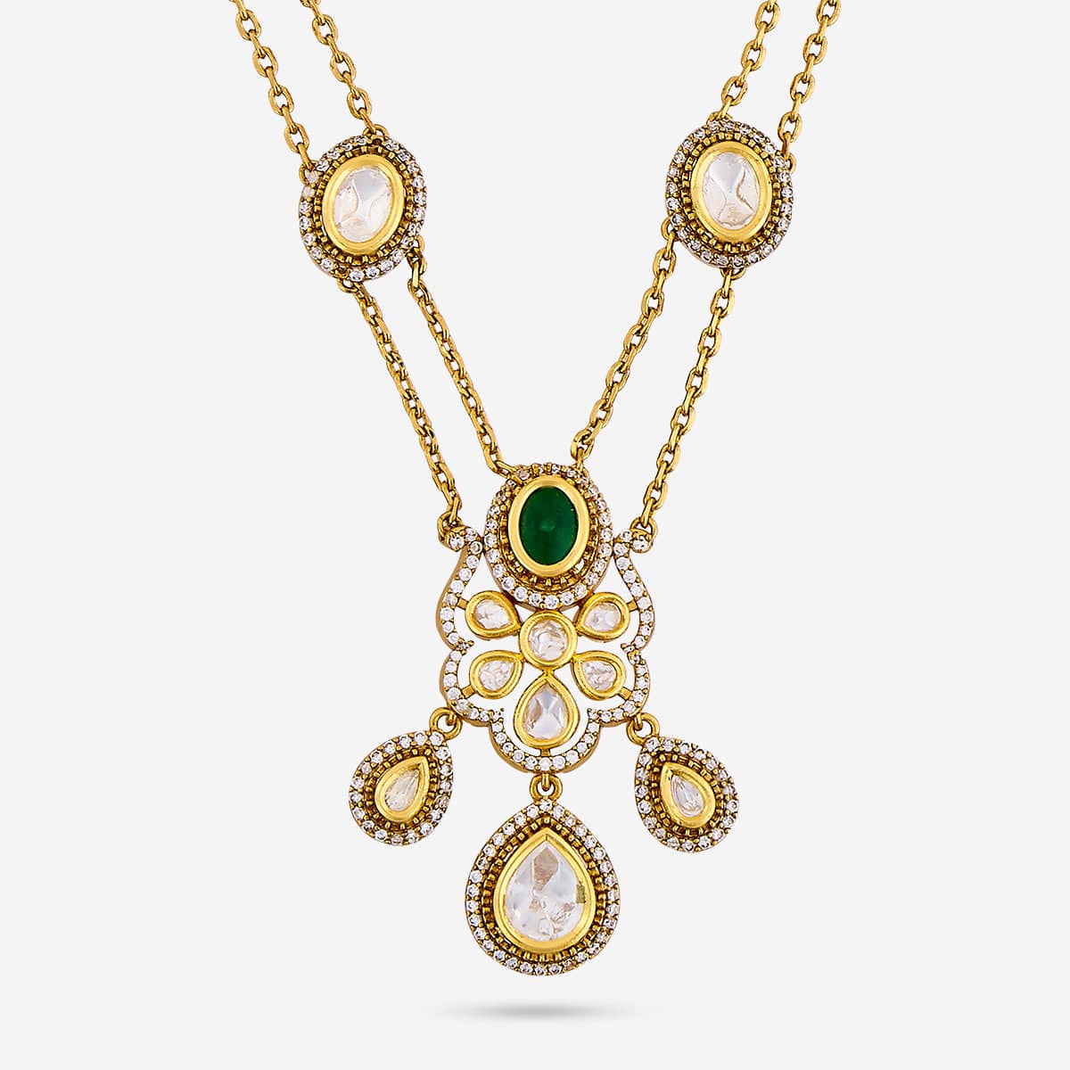 Kundan Necklace 187881 - Image 5