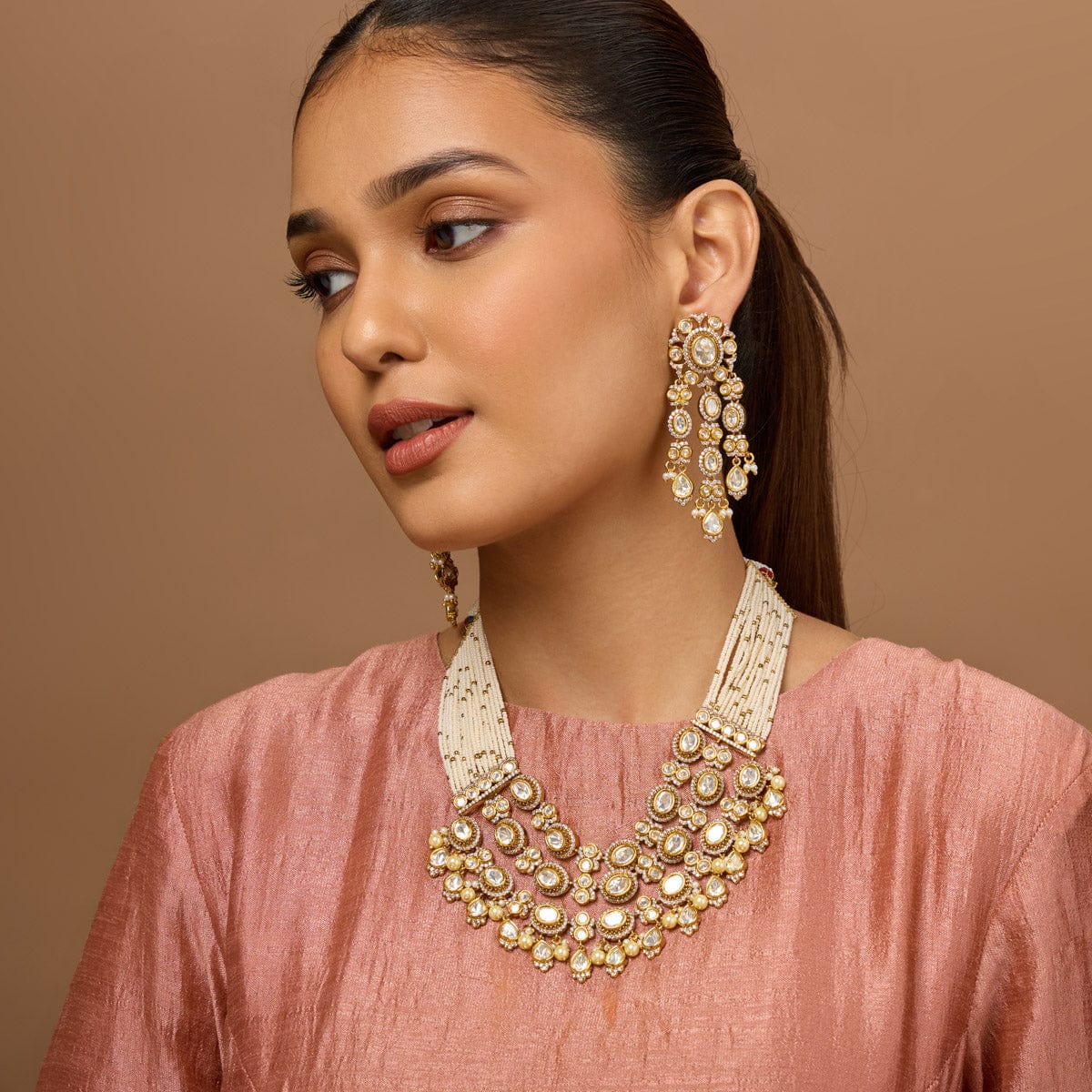 Kundan Necklace 187883 - Image 3