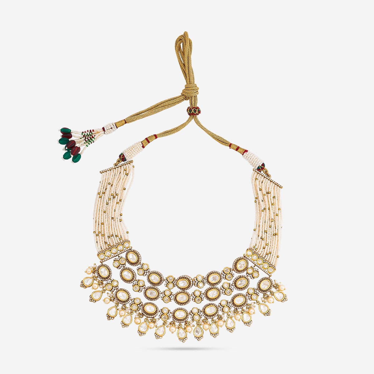Kundan Necklace 187883 - Image 4