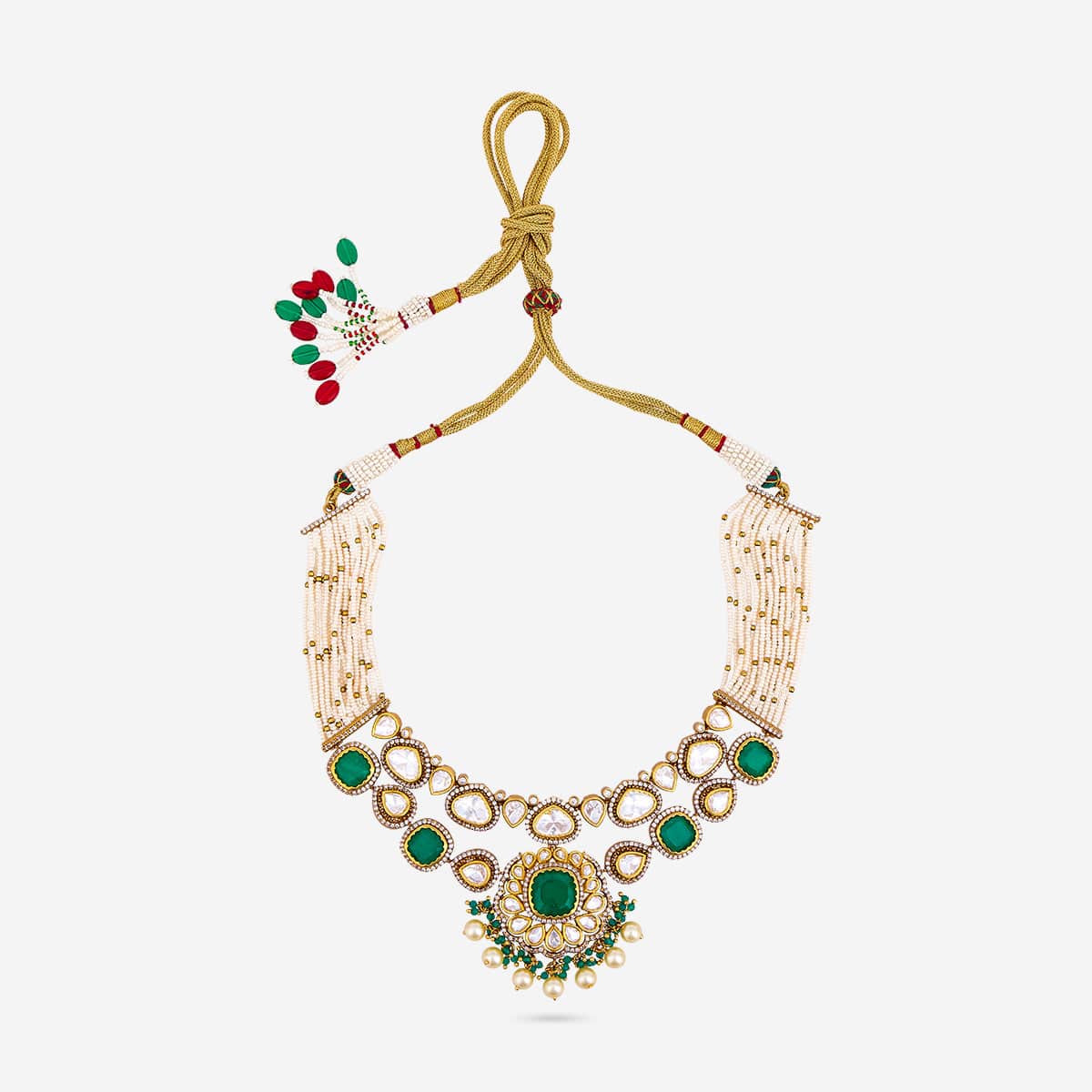 Kundan Necklace 187884 - Image 4