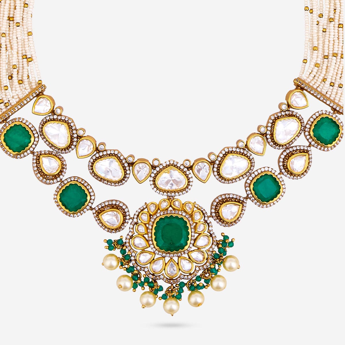 Kundan Necklace 187884 - Image 5