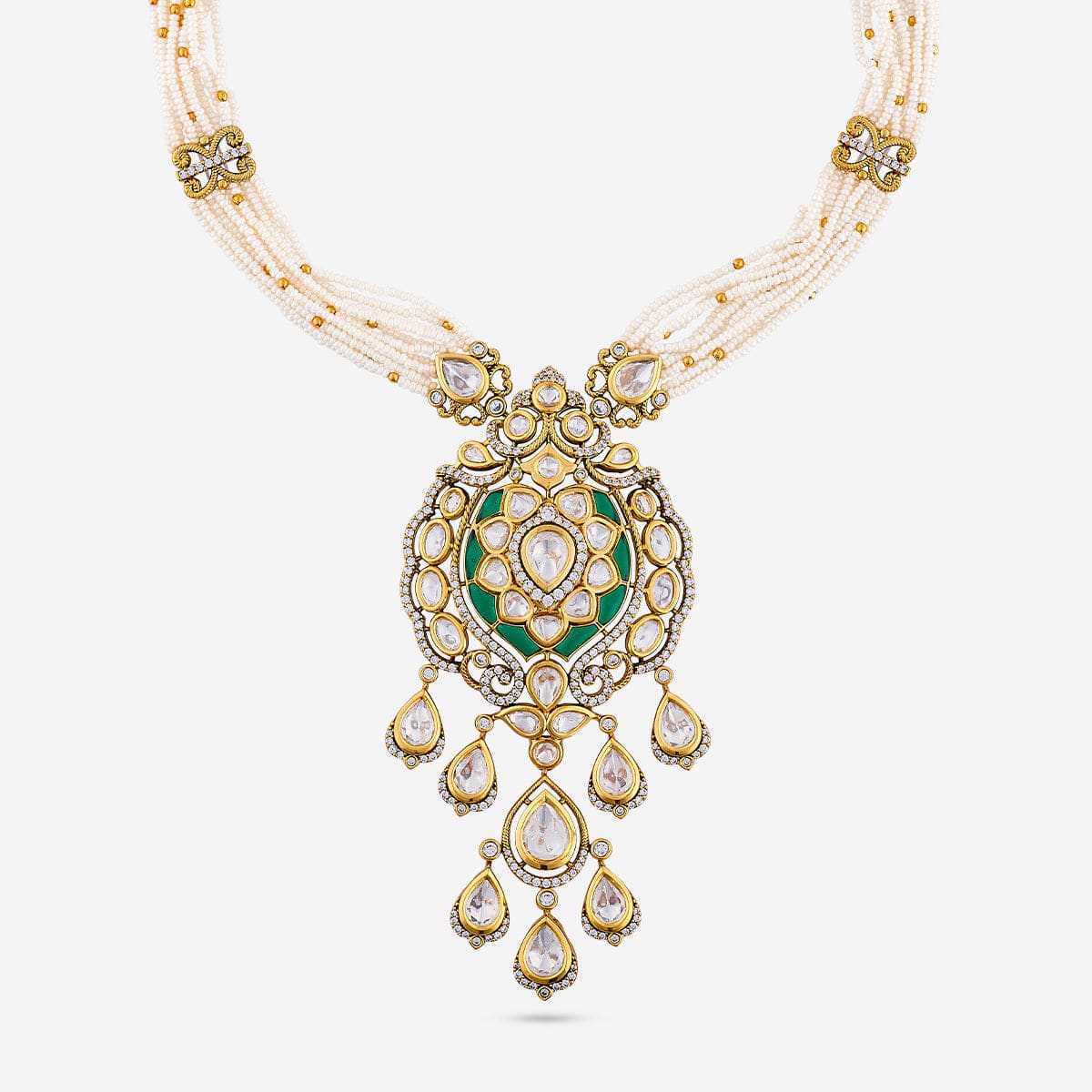 Kundan Necklace 189207 - Image 10