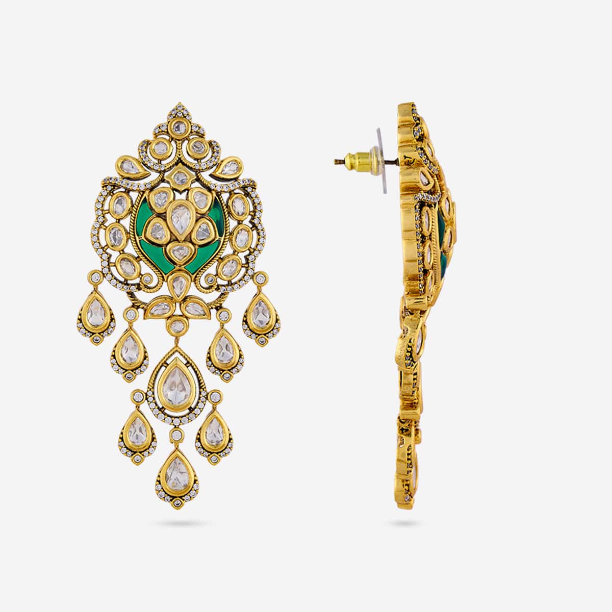Kundan Necklace 189207 - Image 11