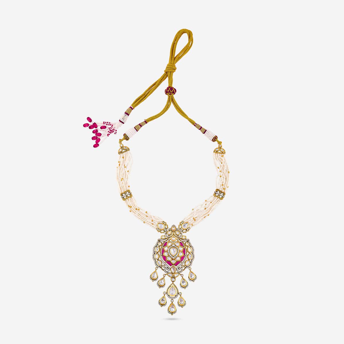 Kundan Necklace 189207 - Image 3