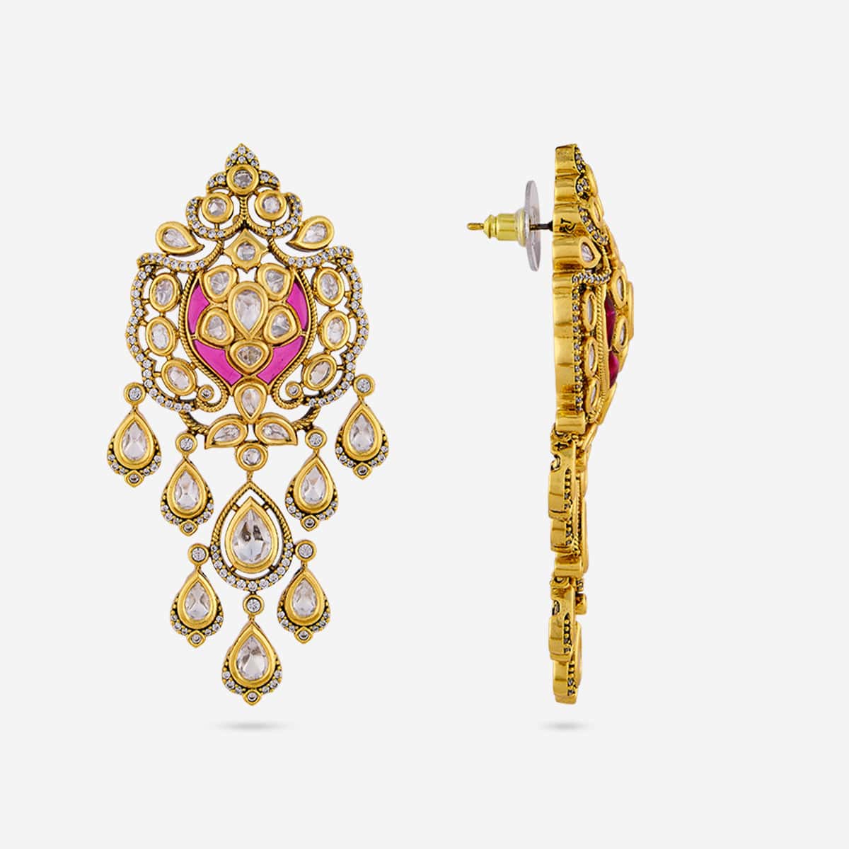 Kundan Necklace 189207 - Image 5
