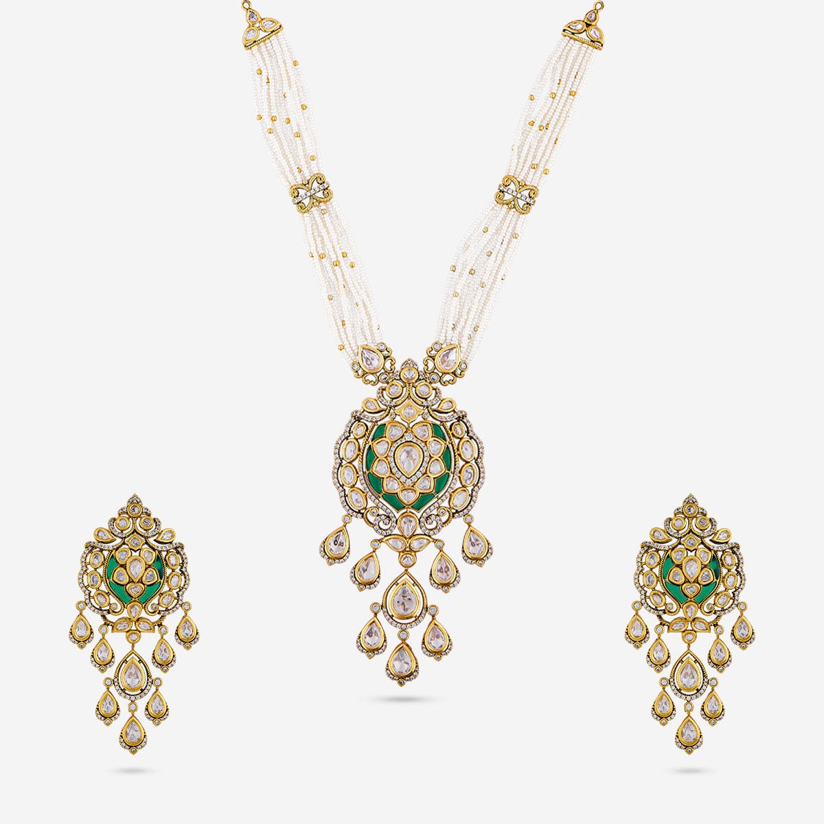 Kundan Necklace 189207 - Image 6