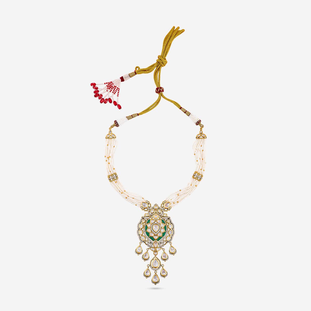 Kundan Necklace 189207 - Image 9