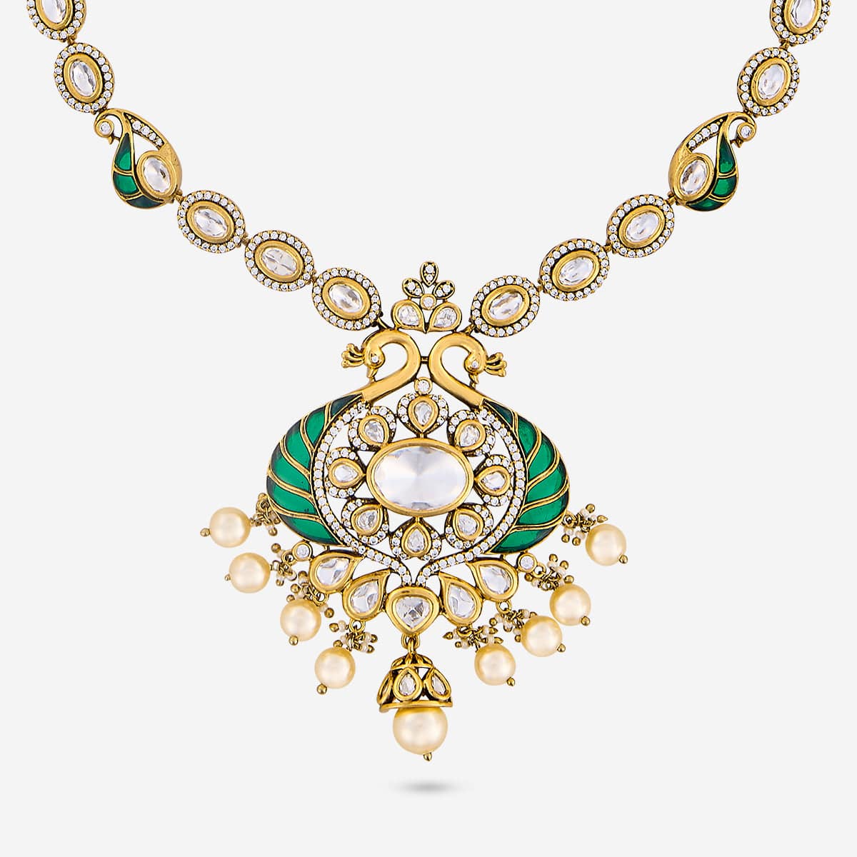 Kundan Necklace 189209 - Image 10