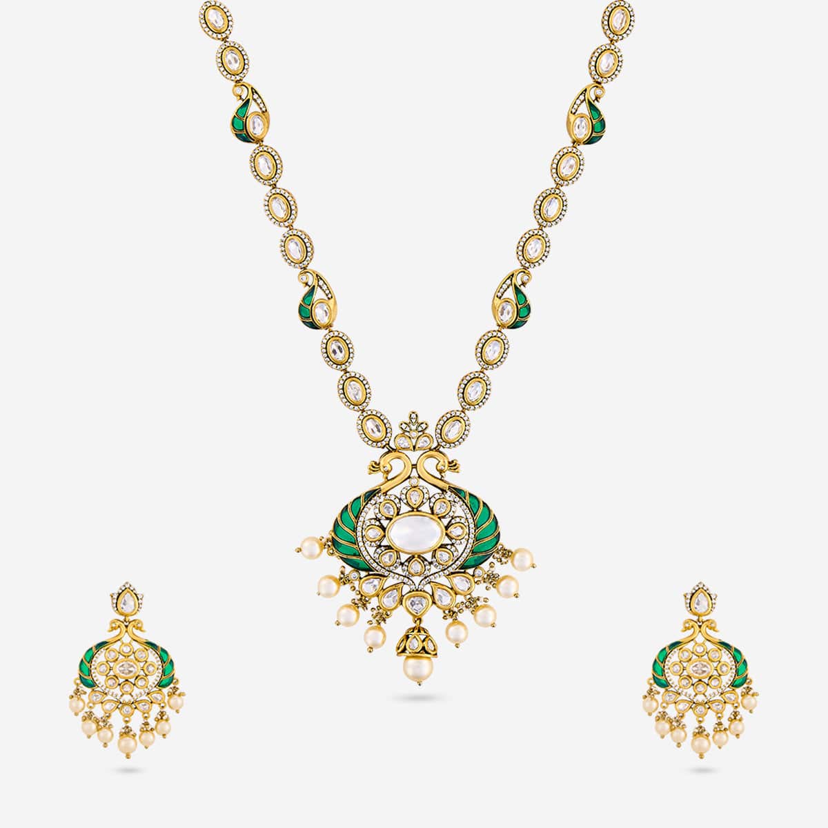 Kundan Necklace 189209 - Image 6