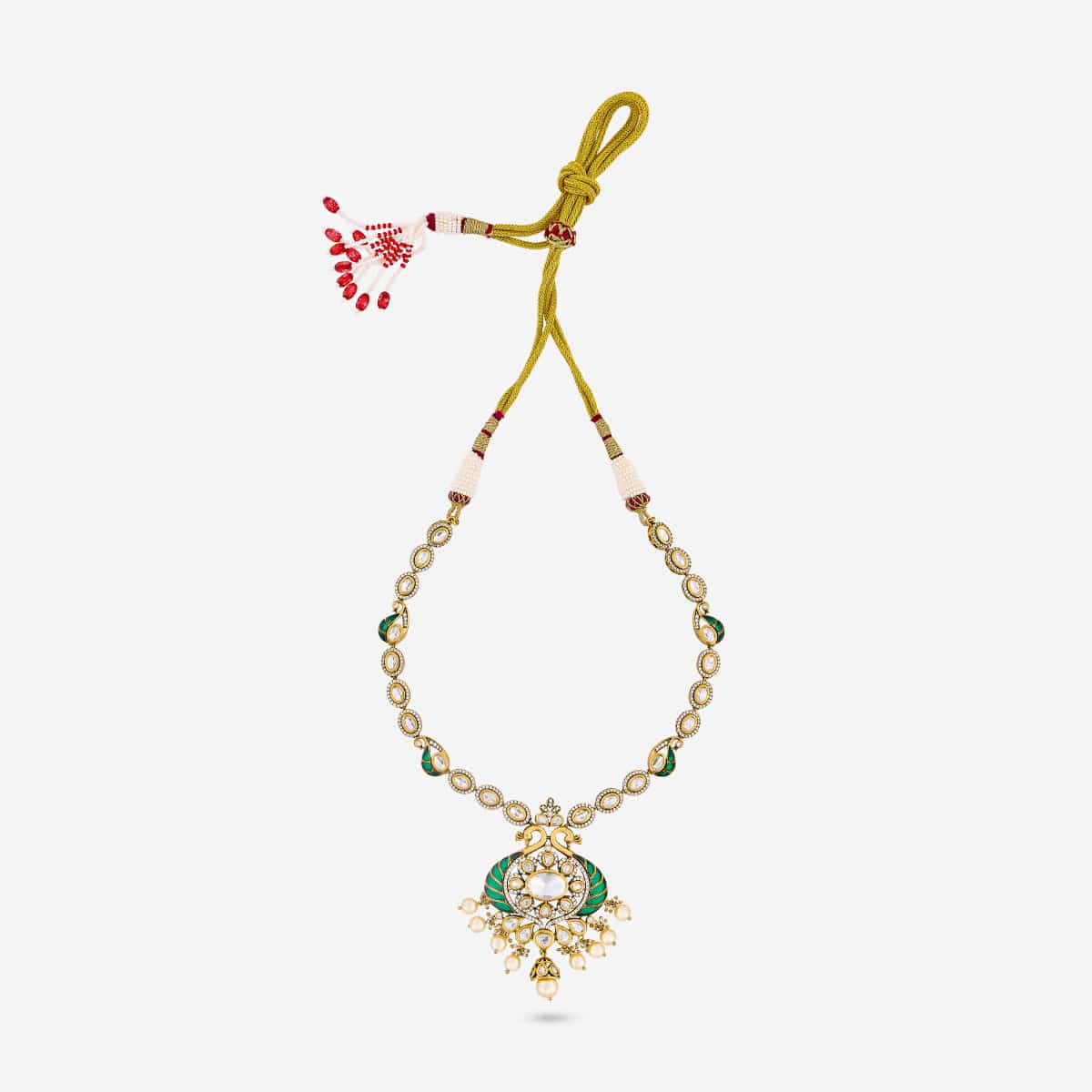 Kundan Necklace 189209 - Image 9