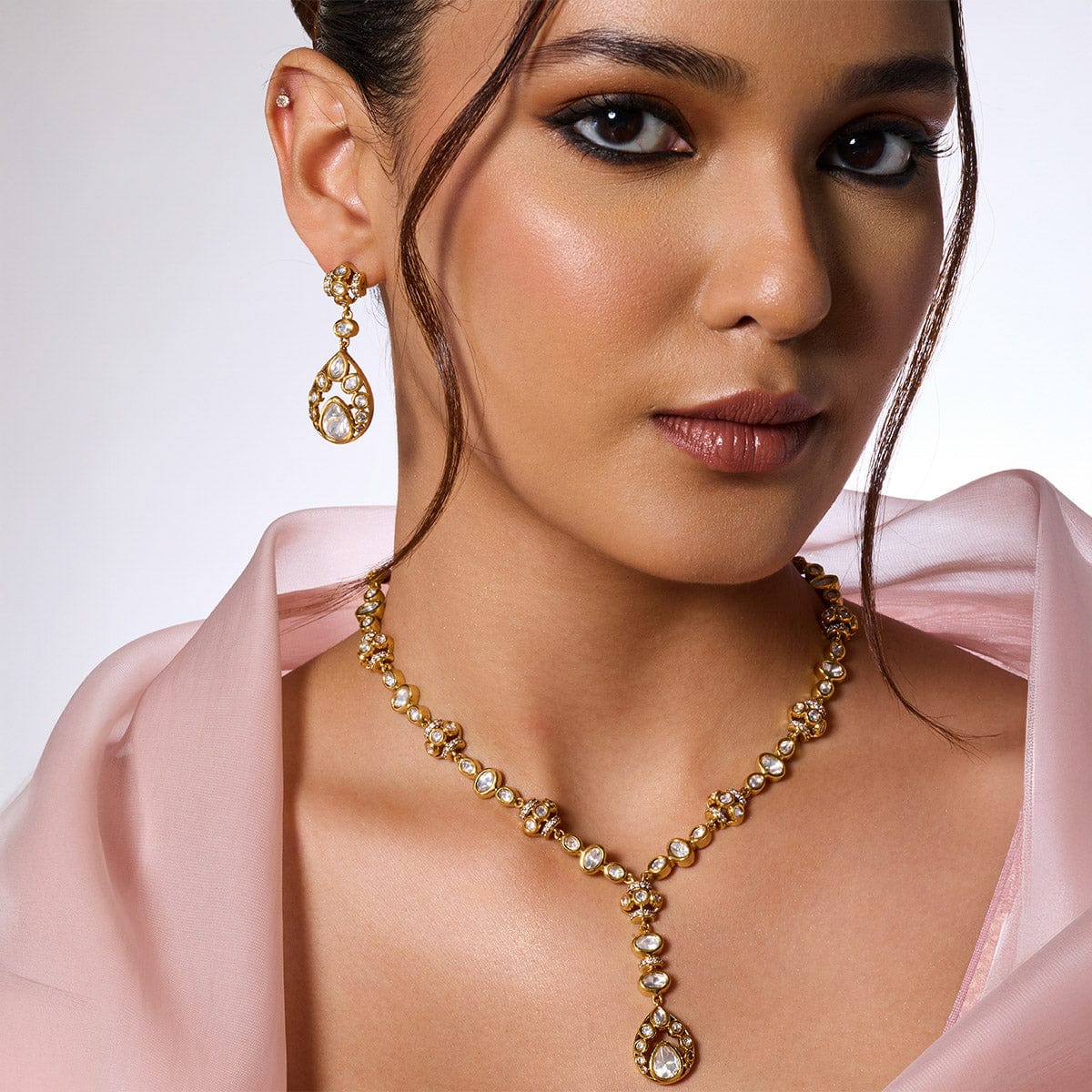 Kundan Necklace 189239 - Image 3