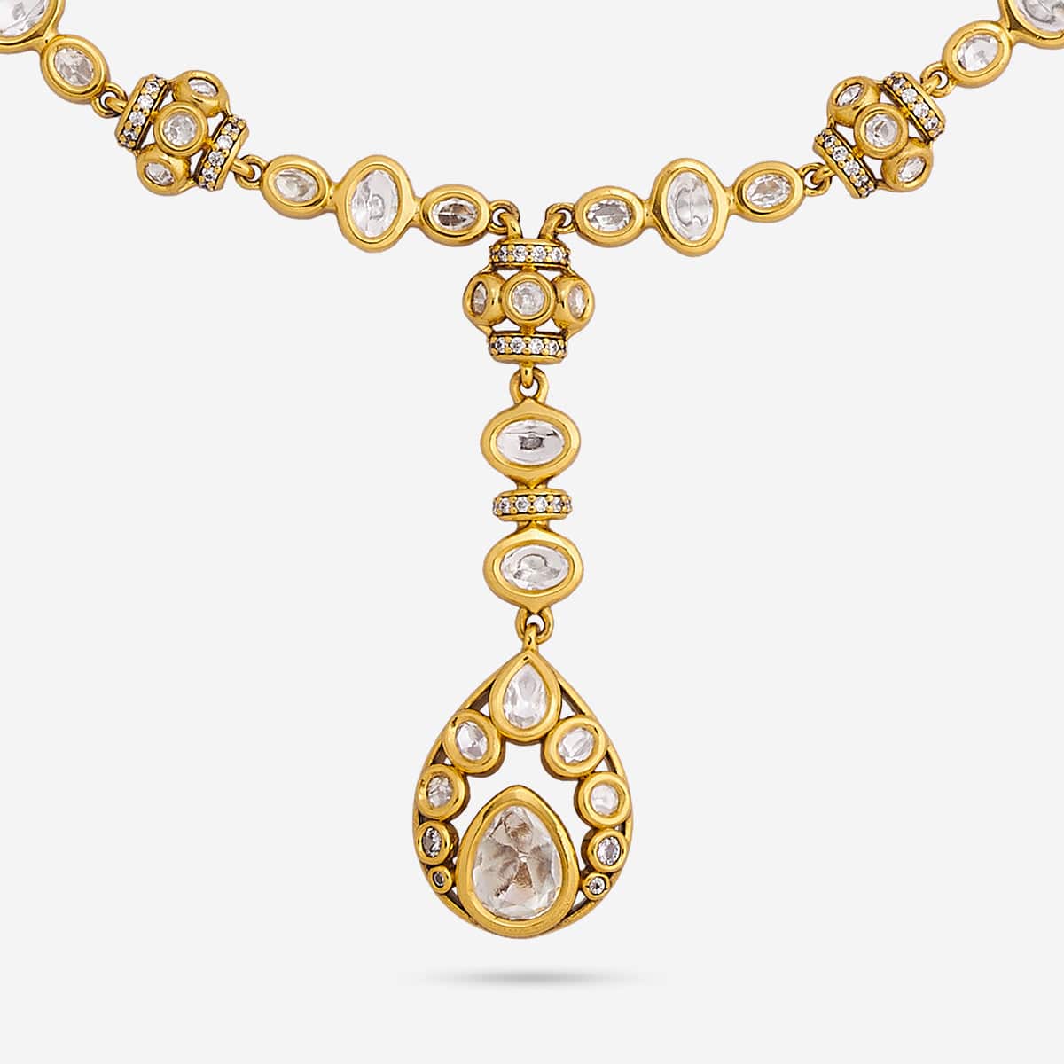 Kundan Necklace 189239 - Image 5