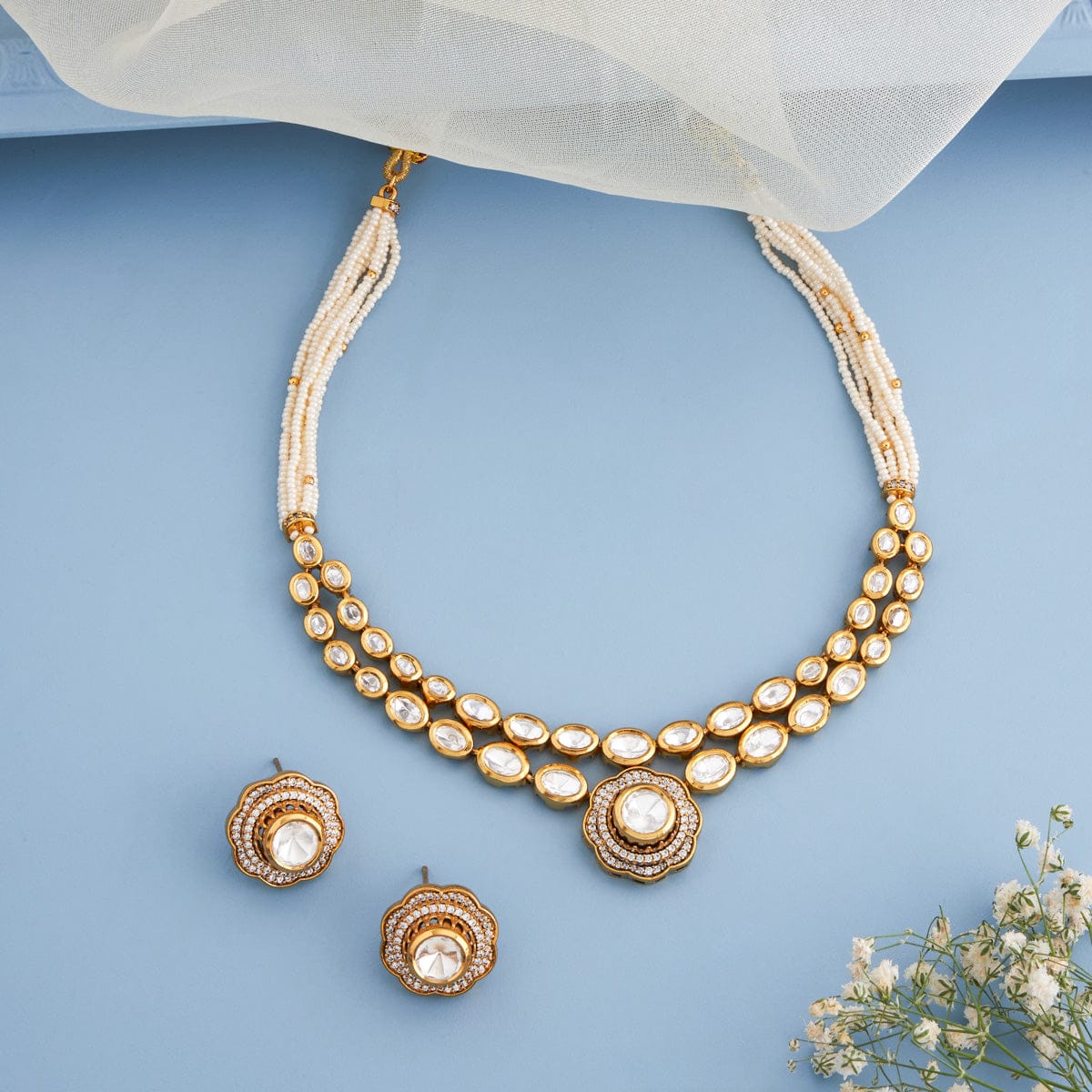 Kundan Necklace 189242 - Image 2