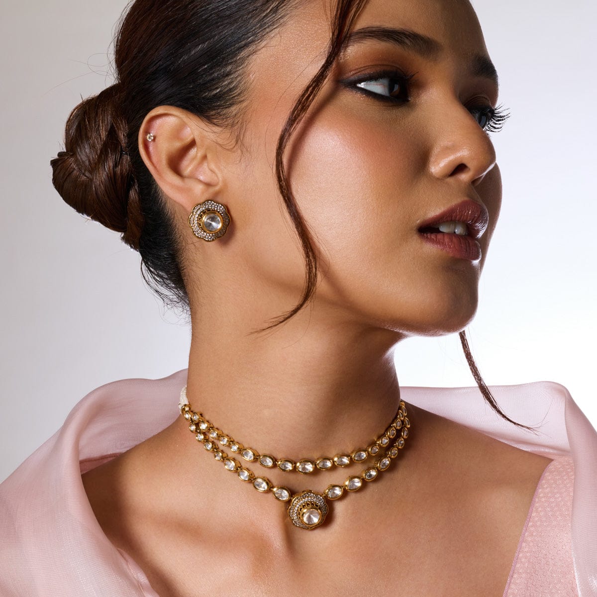Kundan Necklace 189242 - Image 3