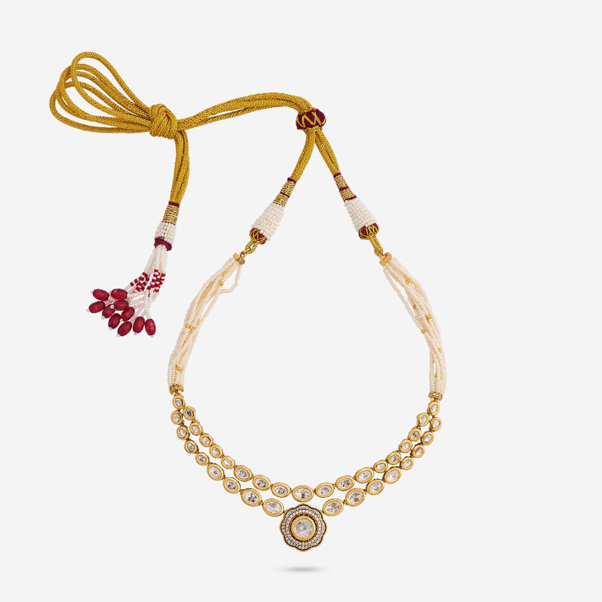 Kundan Necklace 189242 - Image 4