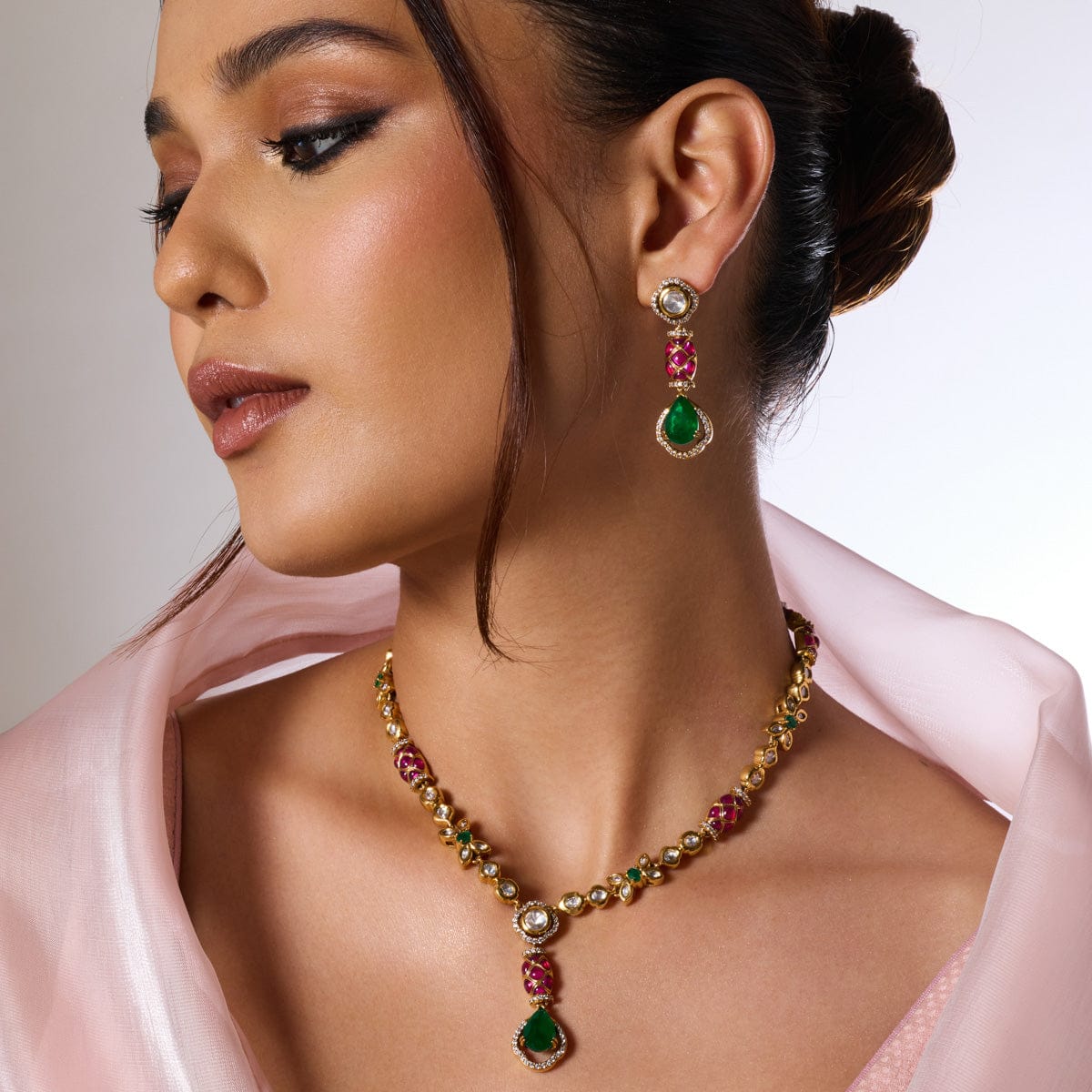 Kundan Necklace 189243 - Image 3